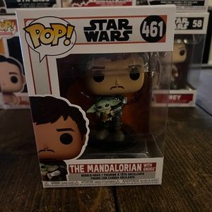 Funko Pop #461 The Mandalorian with Grogu